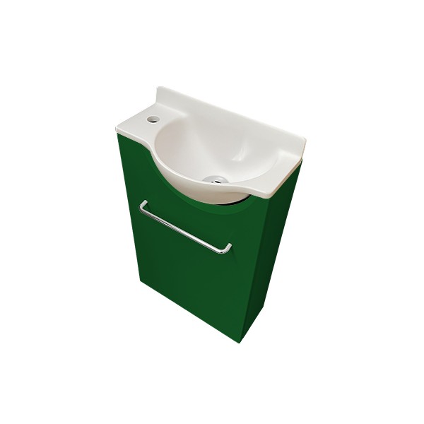 Meuble Court couleur RAL Lave-mains Mikro Gauche