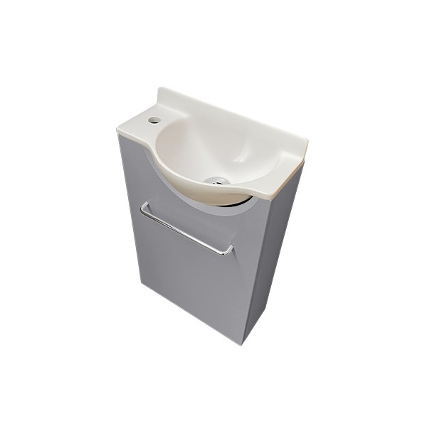 Meuble Court couleur RAL Lave-mains Mikro Gauche