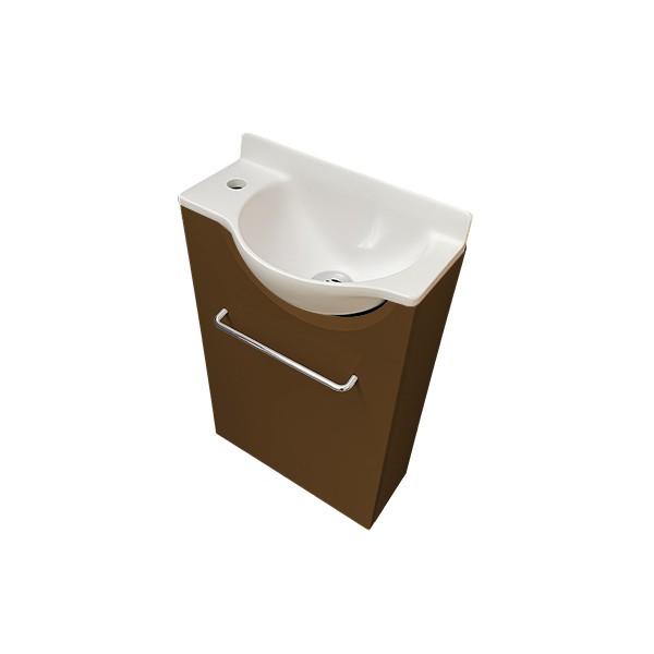 Meuble Court couleur RAL Lave-mains Mikro Gauche