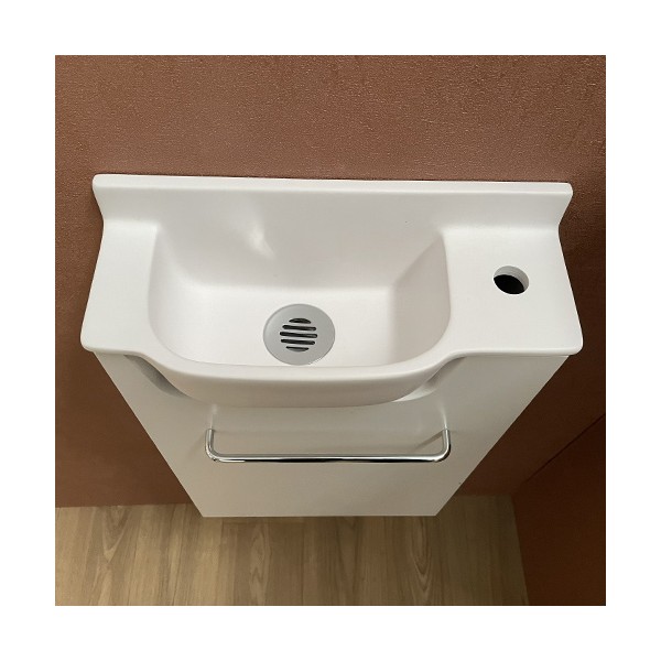 Meuble Court blanc Lave-mains Ello Droit