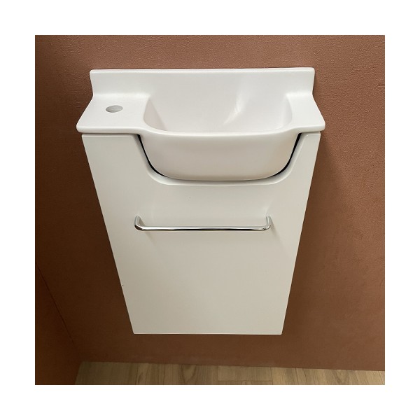 Meuble Court blanc Lave-mains Ello Gauche