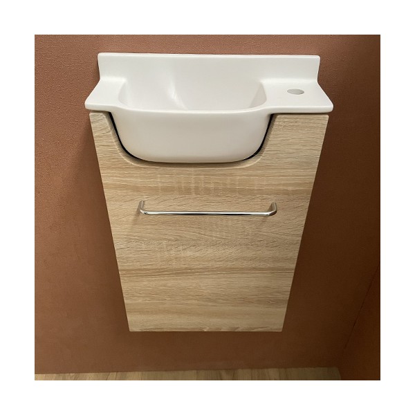 Meuble Court chêne Lave-mains Ello Droit