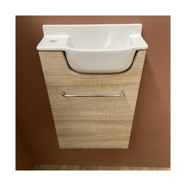 Meuble Court Chêne Lave-mains Ello Gauche
