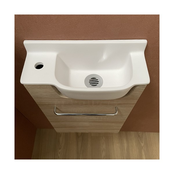 Meuble Court Chêne Lave-mains Ello Gauche