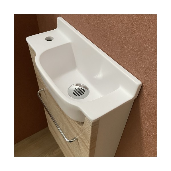 Meuble Court Chêne Lave-mains Ello Gauche