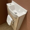 Meuble Court Chêne Lave-mains Ello Gauche