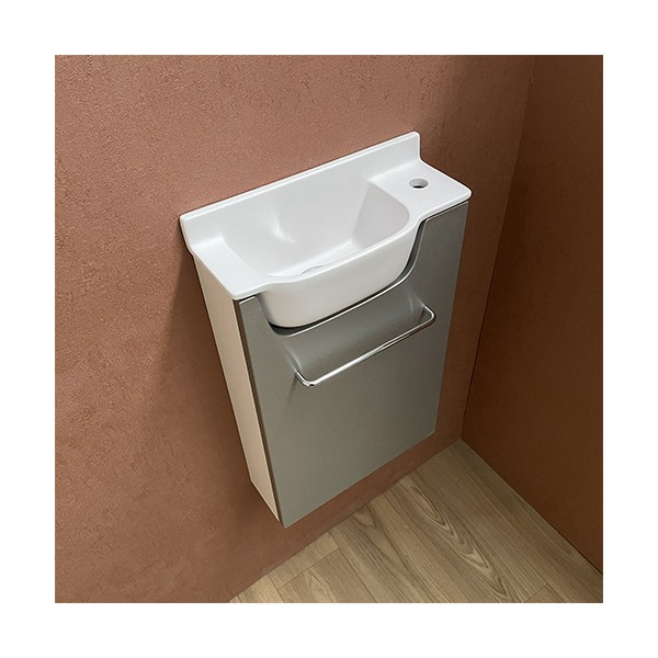Meuble Court Inox Lave-mains Ello Droit