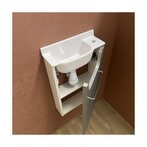 Meuble Court Inox Lave-mains Ello Droit