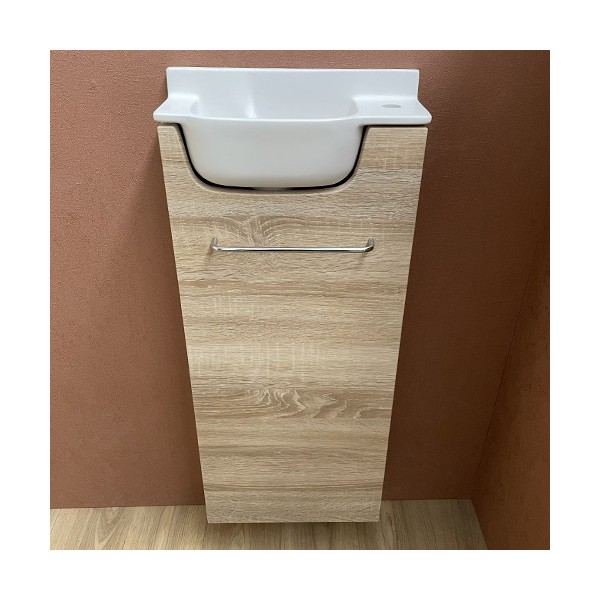 Meuble Long Chêne Lave-mains Ello Droit