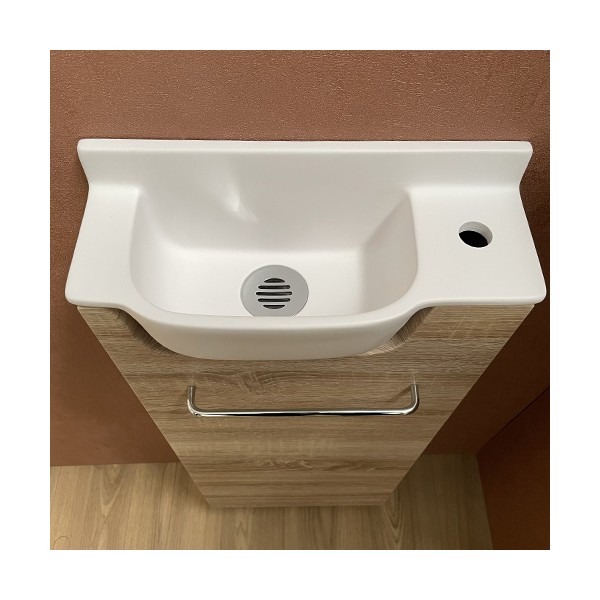 Meuble Long Chêne Lave-mains Ello Droit