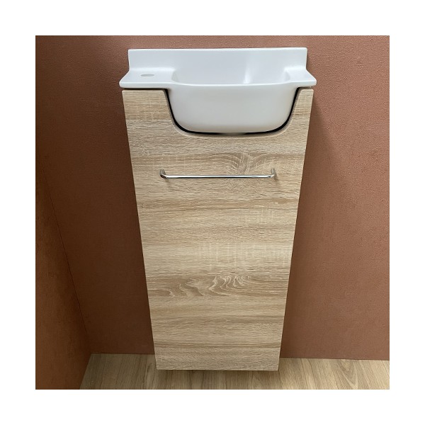 Meuble Long Chêne Lave-mains Ello Gauche