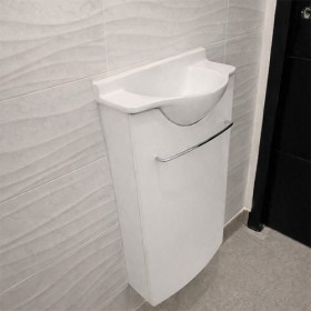 Meuble Lave-mains Solo blanc