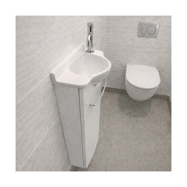 Pack Meuble Lave-mains Solo blanc