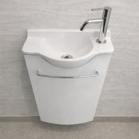 Pack Meuble Lave-mains Solo blanc