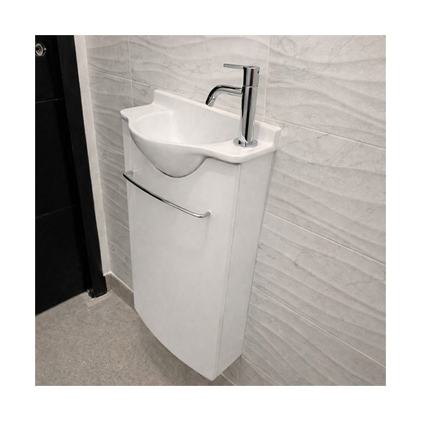 Pack Meuble Lave-mains Solo blanc