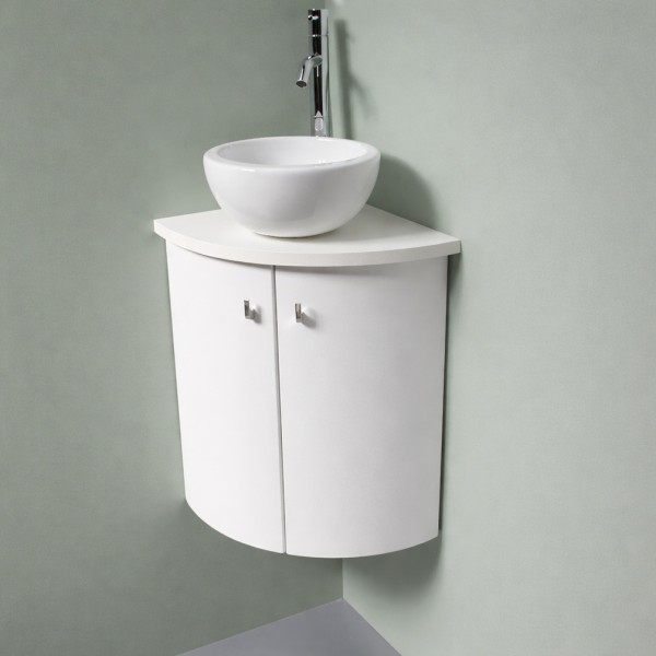 meuble lave mains d'angle 34x34cm