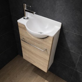 meuble lave mains mikro bois 20 cm