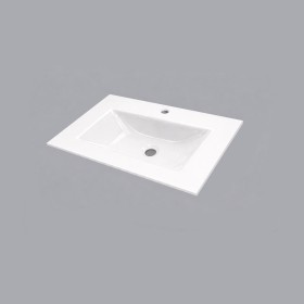 Plan verre standard vasque rectangle 80 cm