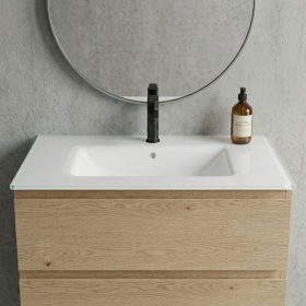 plan vasque verre 80cm