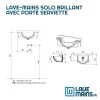 Lave-mains Solo brillant Porte Serviette