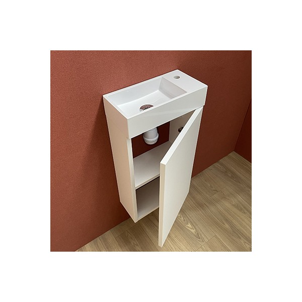 Meuble Lave-mains Myla blanc