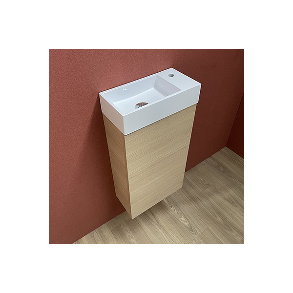 meuble lave mains myla chêne vicenza 36x 18 cm