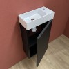 Meuble Lave-mains Myla Noir Mat