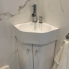 Pack meuble Lave-mains d'angle Komet blanc