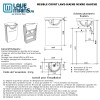 Meuble Court Halifax Lave-mains Mikro Gauche