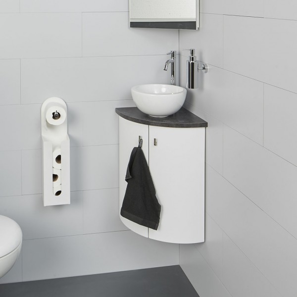 Choisir un lave-mains d'angle pour optimiser un petit wc