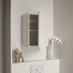 Meuble de rangement à suspendre hauteur 52 cm porte au choix