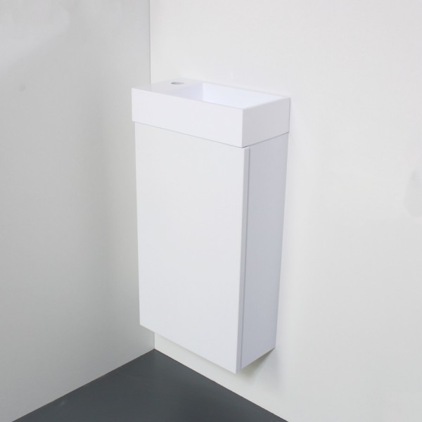 Ello : Mini lave-mains de profondeur 15 cm avec meuble