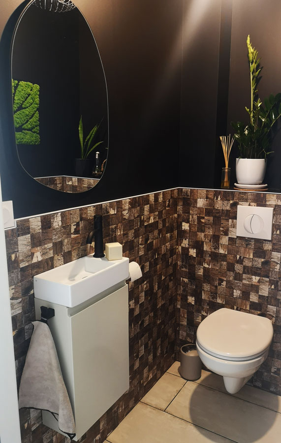 Idées déco de wc et toilettes pour petits espaces