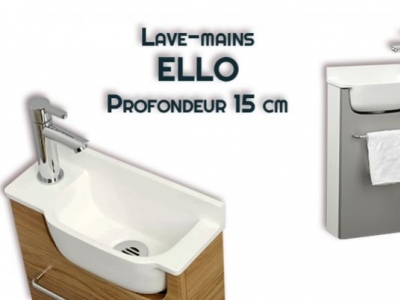 Ello, un lave mains de seulement 15 cm d’encombrement !