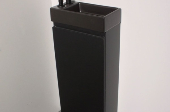 Lave-mains noir pour WC : mat ou brillant, lequel choisir ?