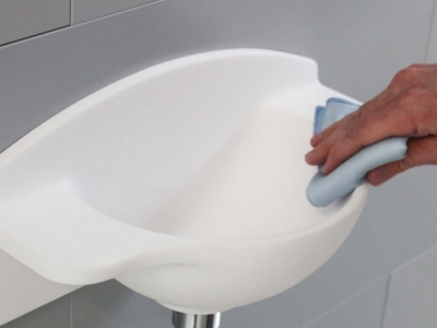 Comment nettoyer un lave-mains en Solid Surface ou résine minérale ?